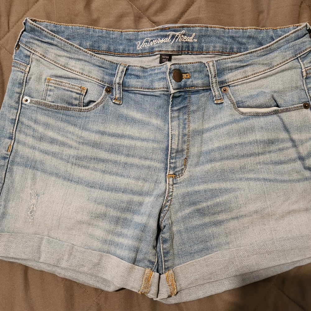 2/$15 - Women's Universal Thread Light Denim Shorts